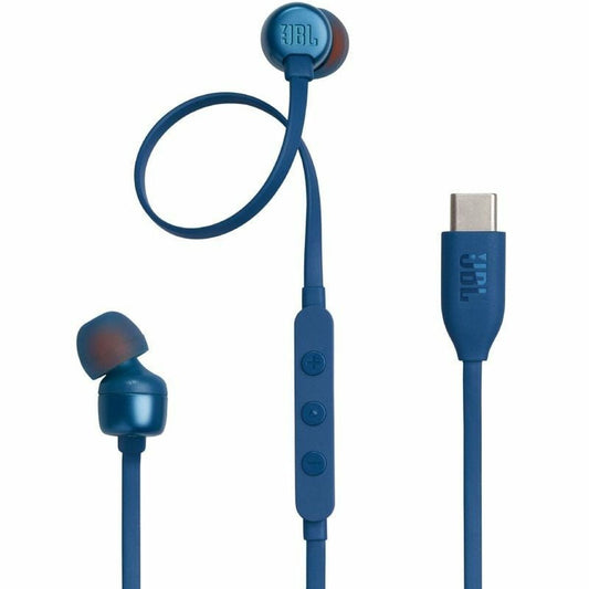 Headphones with Microphone JBL Tune 310C Blue-0