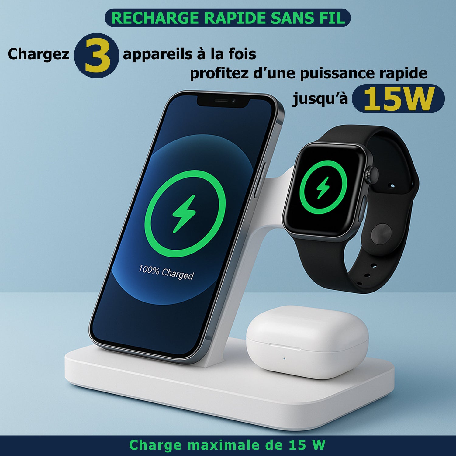 Chargeurs sans fil rapide